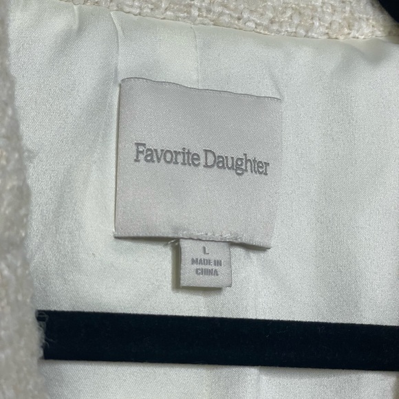 Favorite Daughter The City Coat in White Boucle - Picture 10 of 12